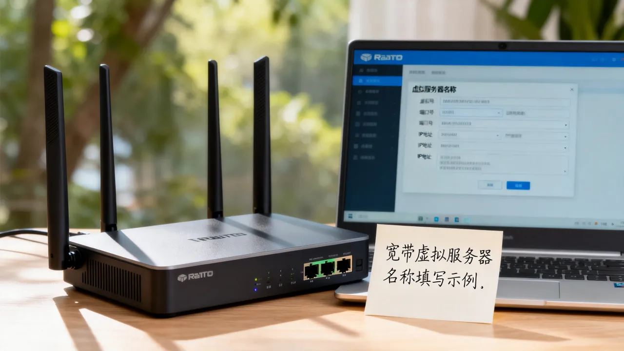 宽带虚拟服务器名称是什么，路由器虚拟服务器名称怎么填怎么设置