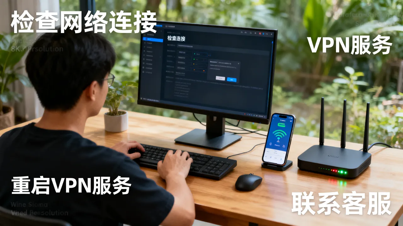 宽带通VPN服务器无响应怎么办？解决宽带通VPN连接失败的方法
