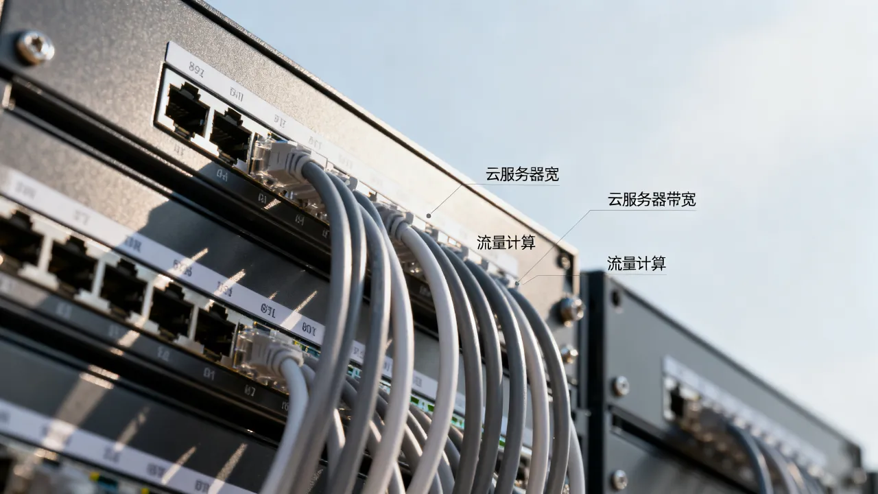 云服务器宽带流量怎么算？云服务器带宽和流量有什么区别？