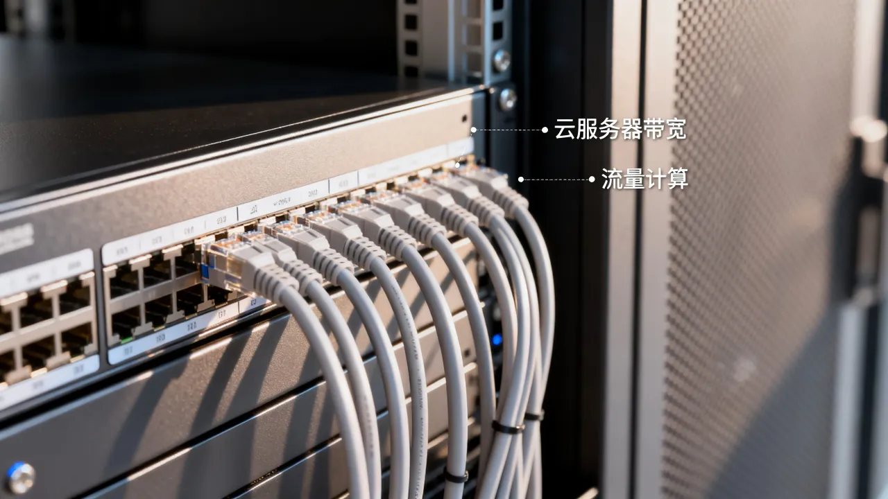 云服务器宽带流量怎么算？云服务器带宽和流量有什么区别？