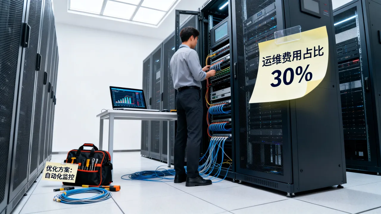 服务器运维费用占比多少合适，如何有效降低服务器运维成本？