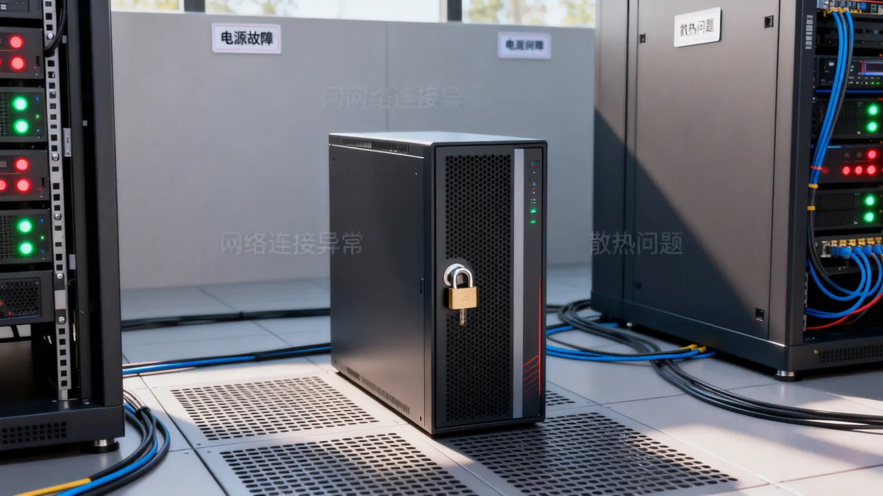 服务器为什么锁门，常见故障原因和快速解决办法有哪些？