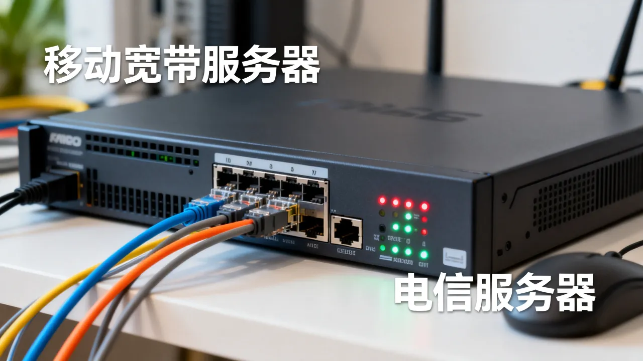 有移动宽带的服务器吗，移动宽带服务器和电信服务器有什么区别
