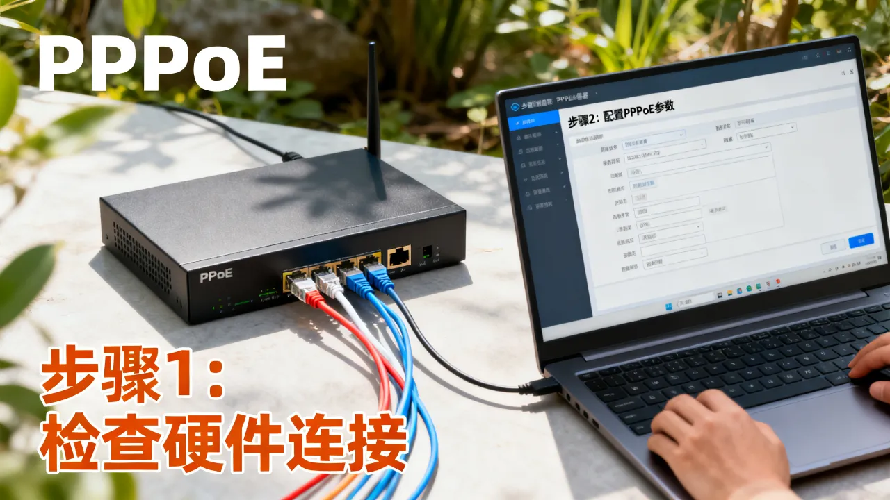 宽带PPPoE服务器怎么设置才能稳定不掉线，PPPoE服务器设置方法教程