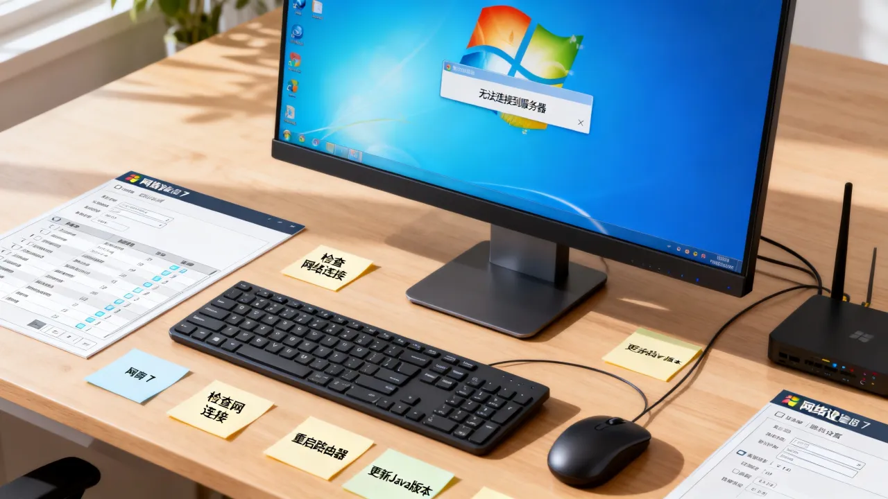 为什么win7进不去我的世界服务器，win7无法连接我的世界服务器怎么办