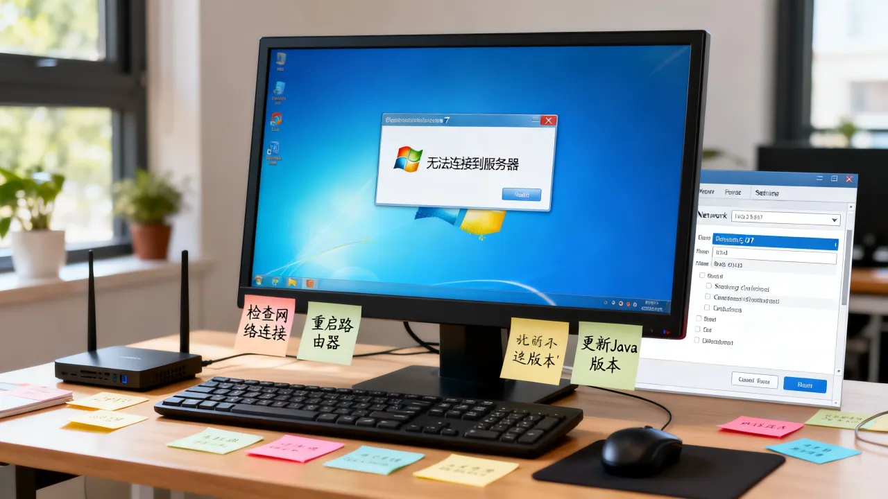 为什么win7进不去我的世界服务器，win7无法连接我的世界服务器怎么办