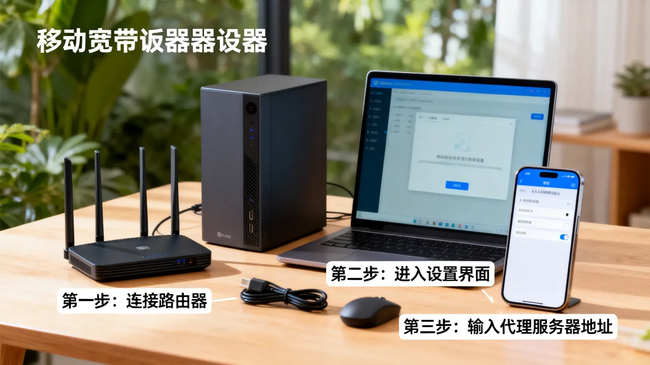 移动宽带用代理服务器可以吗，移动宽带代理服务器怎么设置？