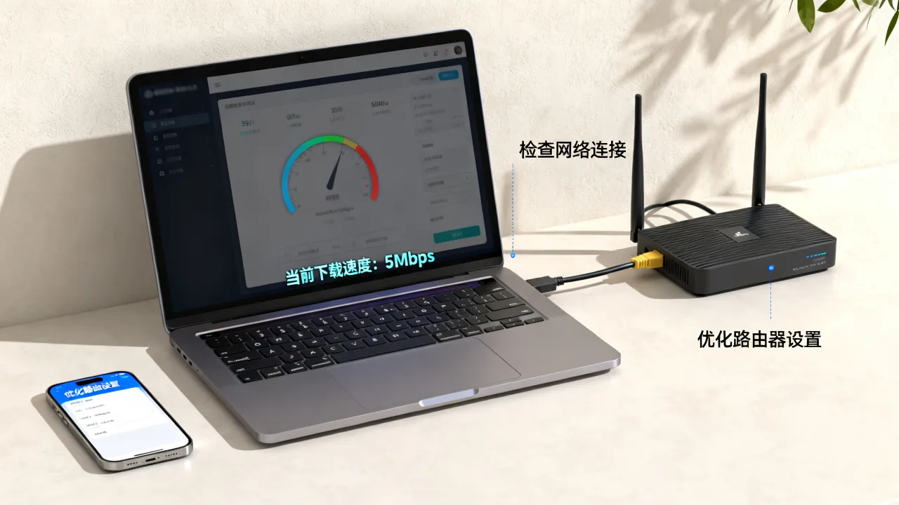 服务器宽带下载速度很慢是怎么回事，如何提高下载速度？