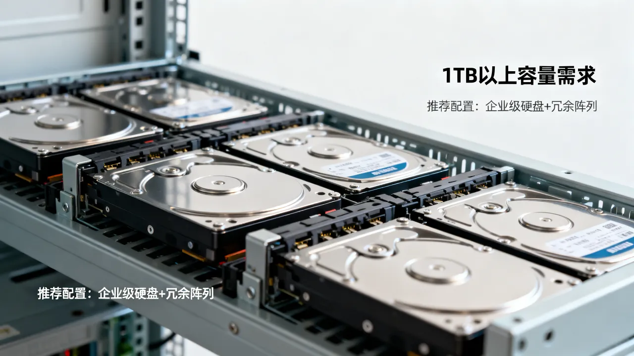 服务器硬盘为什么需要1TB以上，服务器磁盘容量多大合适？