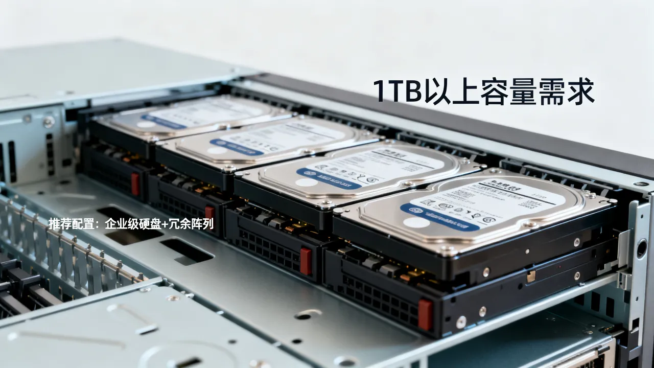服务器硬盘为什么需要1TB以上，服务器磁盘容量多大合适？