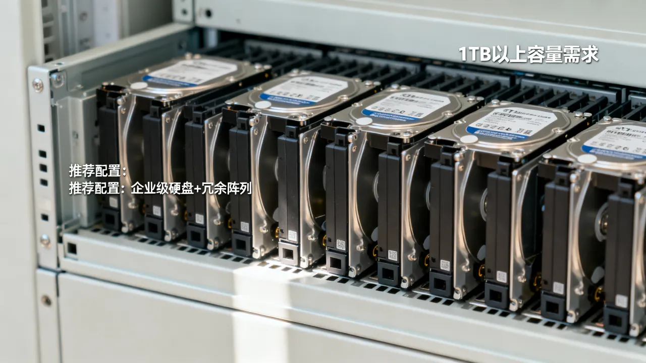 服务器硬盘为什么需要1TB以上，服务器磁盘容量多大合适？