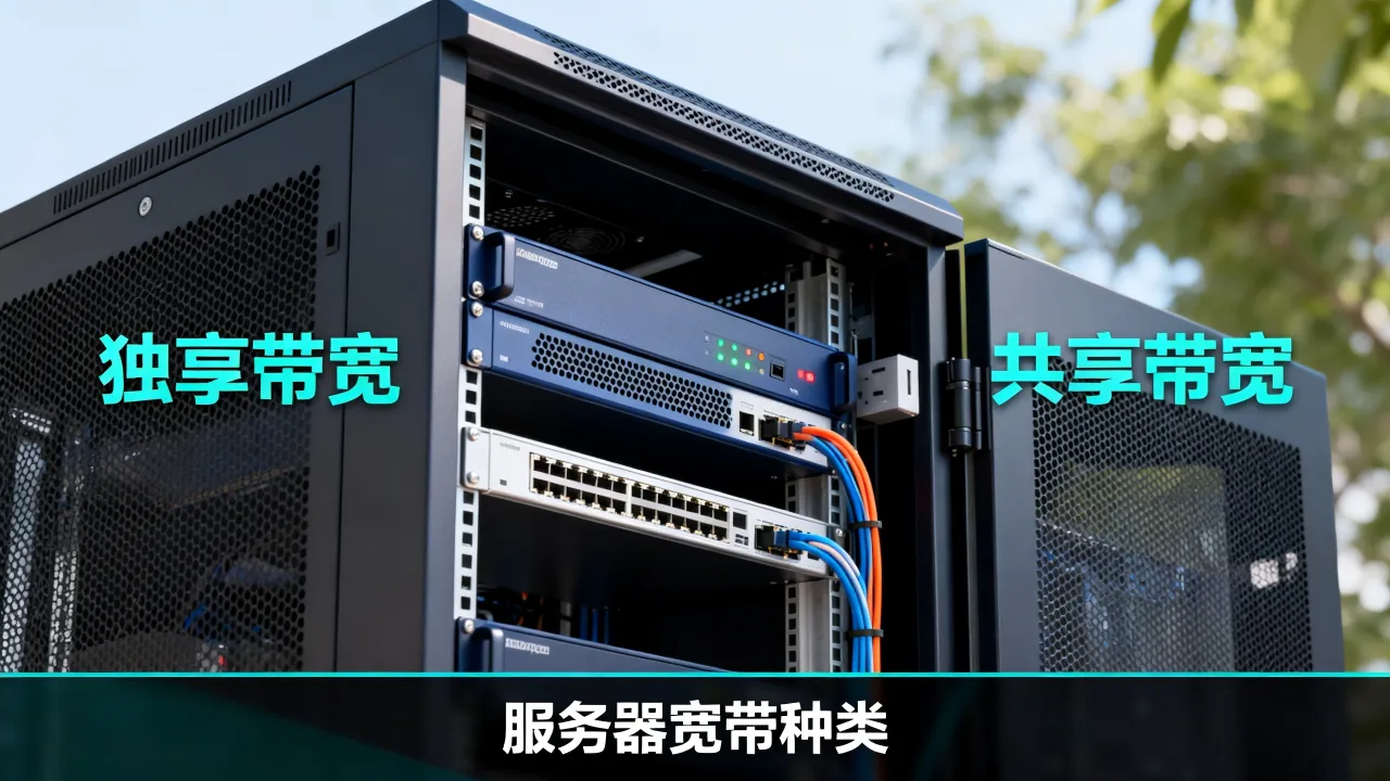服务器宽带种类有哪些？独享共享带宽怎么选好