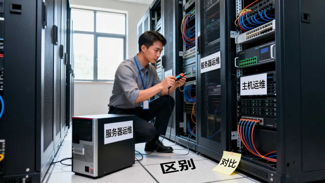 服务器运维和主机运维有啥区别？主机运维和服务器运维哪个好？