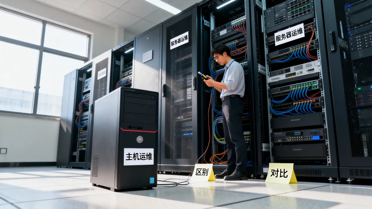 服务器运维和主机运维有啥区别？主机运维和服务器运维哪个好？
