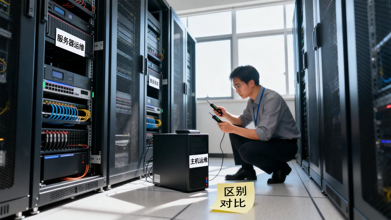 服务器运维和主机运维有啥区别？主机运维和服务器运维哪个好？