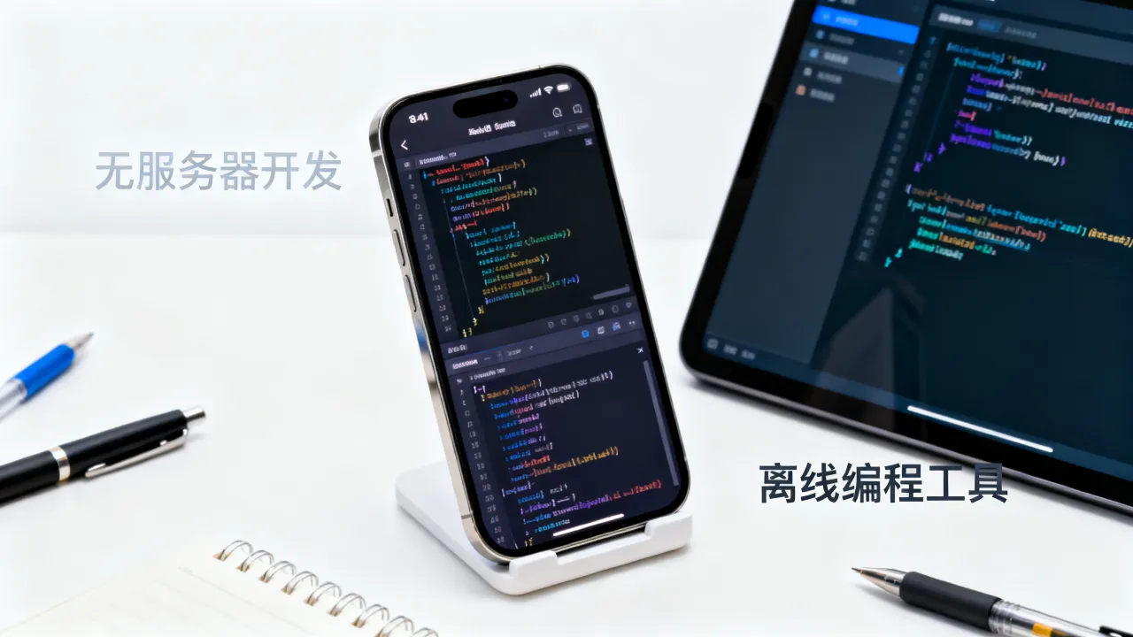 为什么没有服务器的代码app，不用服务器能开发的编程工具