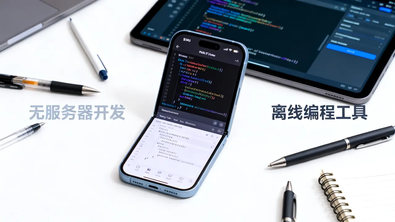 为什么没有服务器的代码app，不用服务器能开发的编程工具