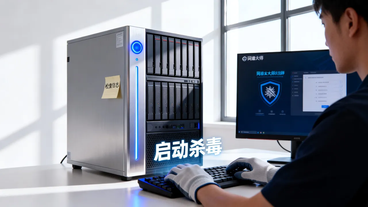 网维大师服务器怎么杀毒,网吧服务器中病毒如何清除 网维大师服务器怎么杀毒,网吧服务器中病毒如何清除