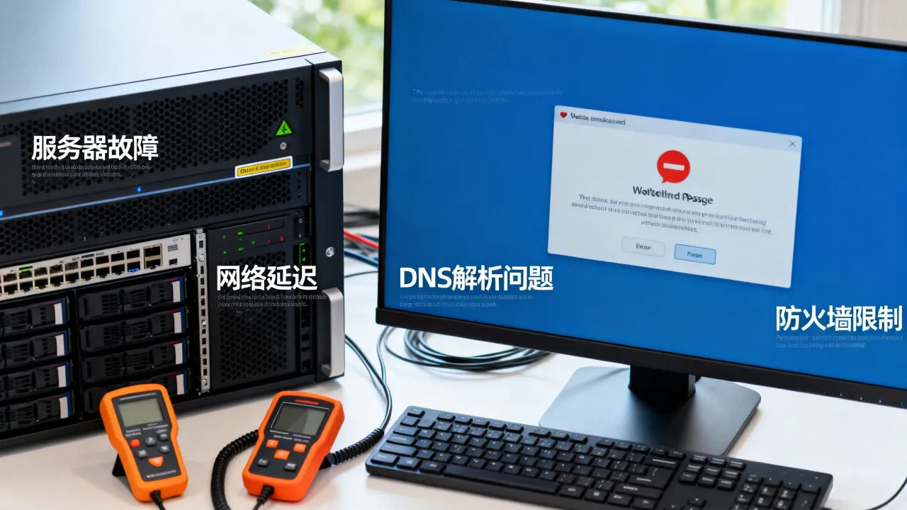 服务器为什么不能访问，怎么解决网站打不开的常见原因