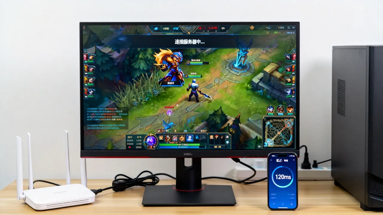 为什么lol连接服务器特别慢，英雄联盟延迟高怎么办