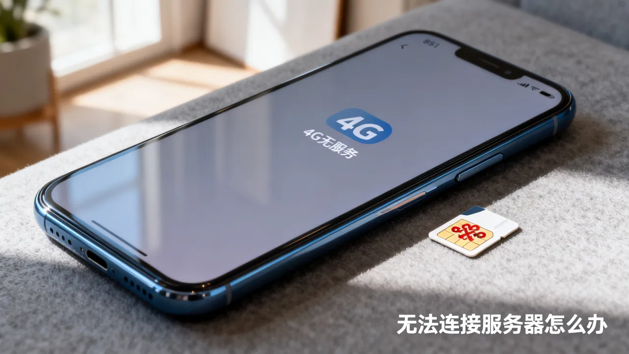 为什么中国联通开4g就无服务器，联通4g网络无法连接服务器怎么办