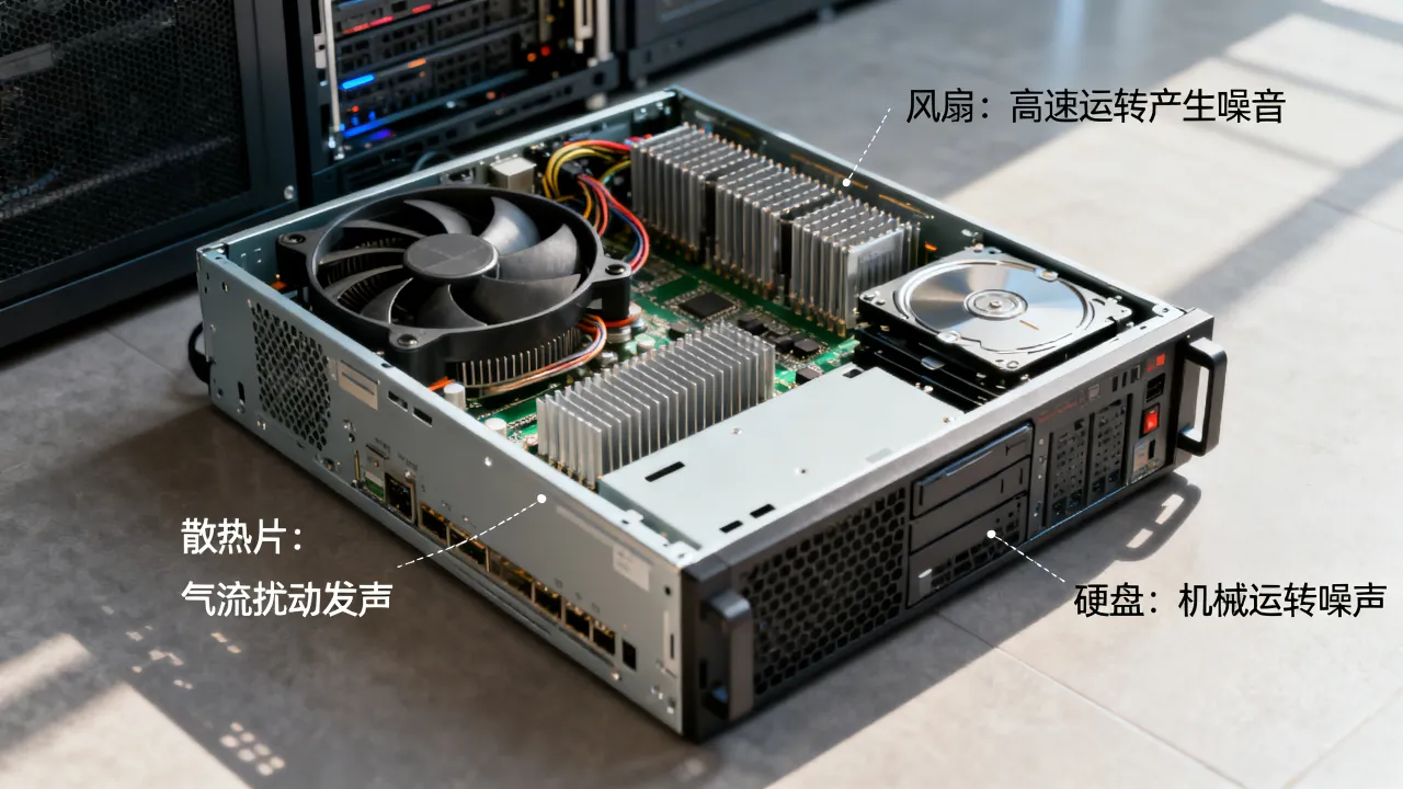 为什么服务器太响,服务器噪音大是什么原因造成的