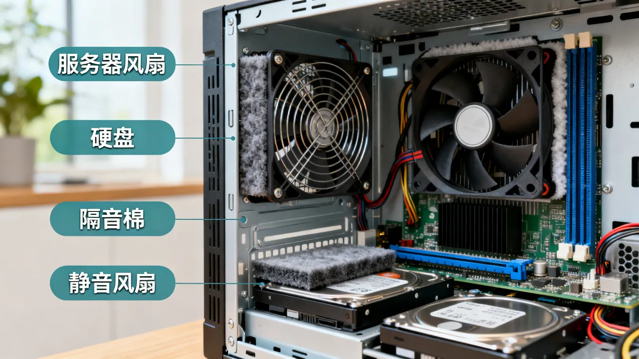 服务器声音太大为什么，服务器噪音大怎么解决