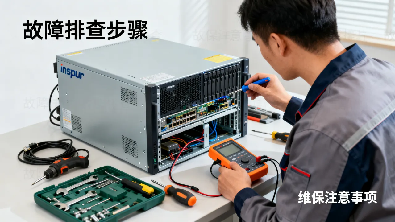 广东inspur服务器维修维保怎么做，服务器故障排查方法有哪些？
