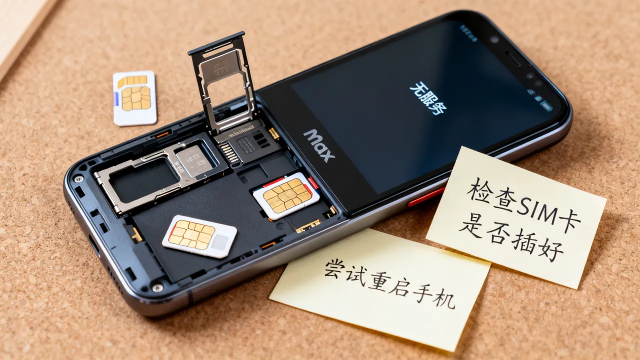 max为什么两个卡都无服务器？max双卡无服务怎么解决