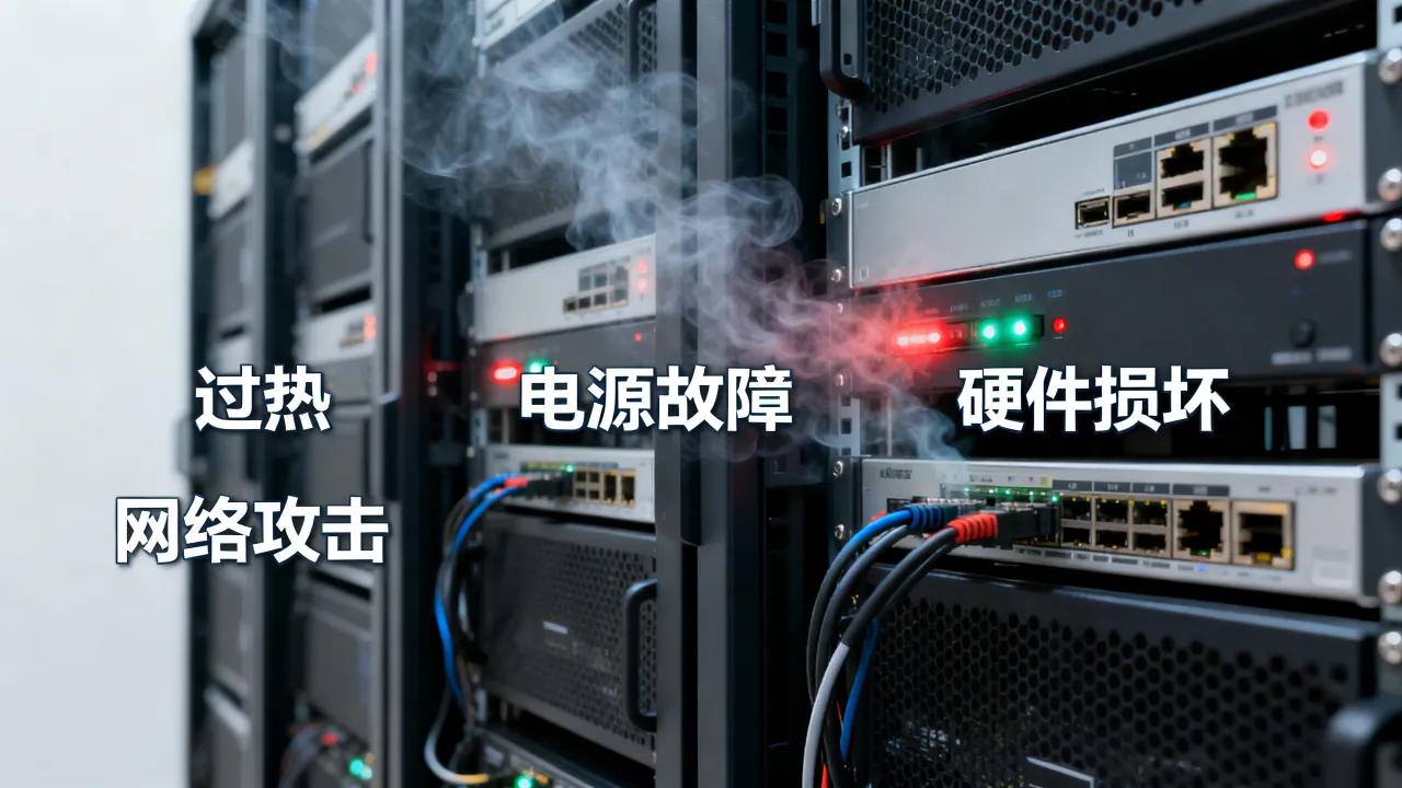服务器为什么爆炸了，服务器宕机原因有哪些？