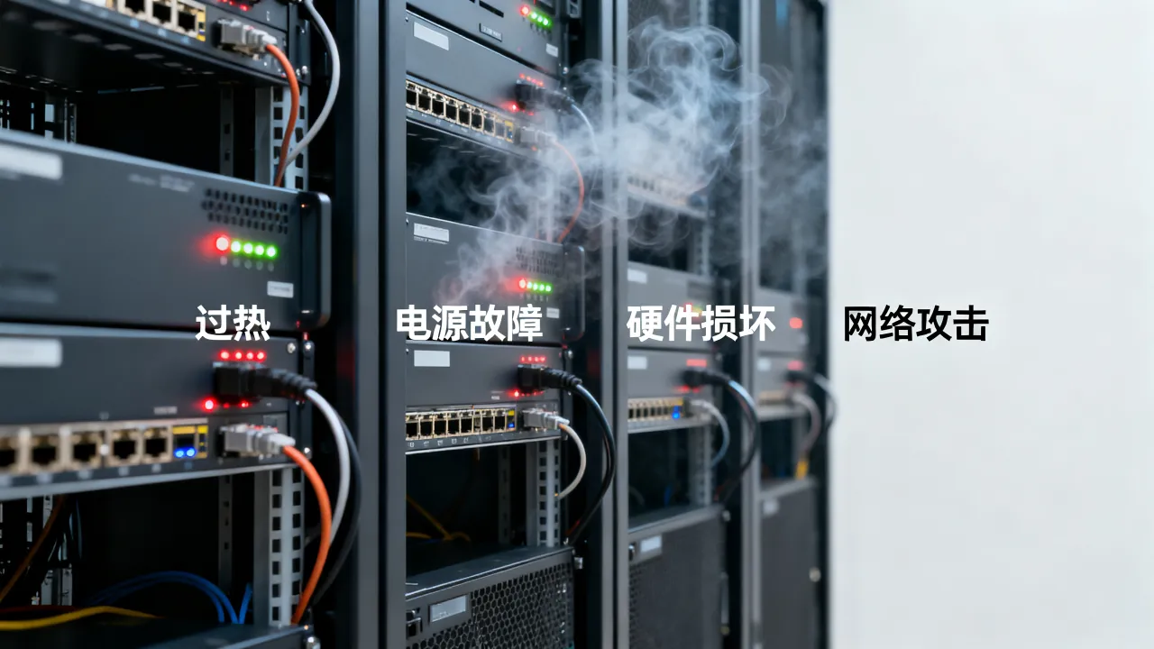 服务器为什么爆炸了，服务器宕机原因有哪些？