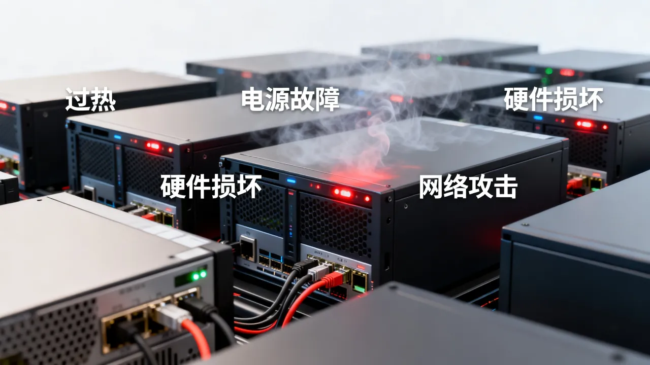 服务器为什么爆炸了，服务器宕机原因有哪些？