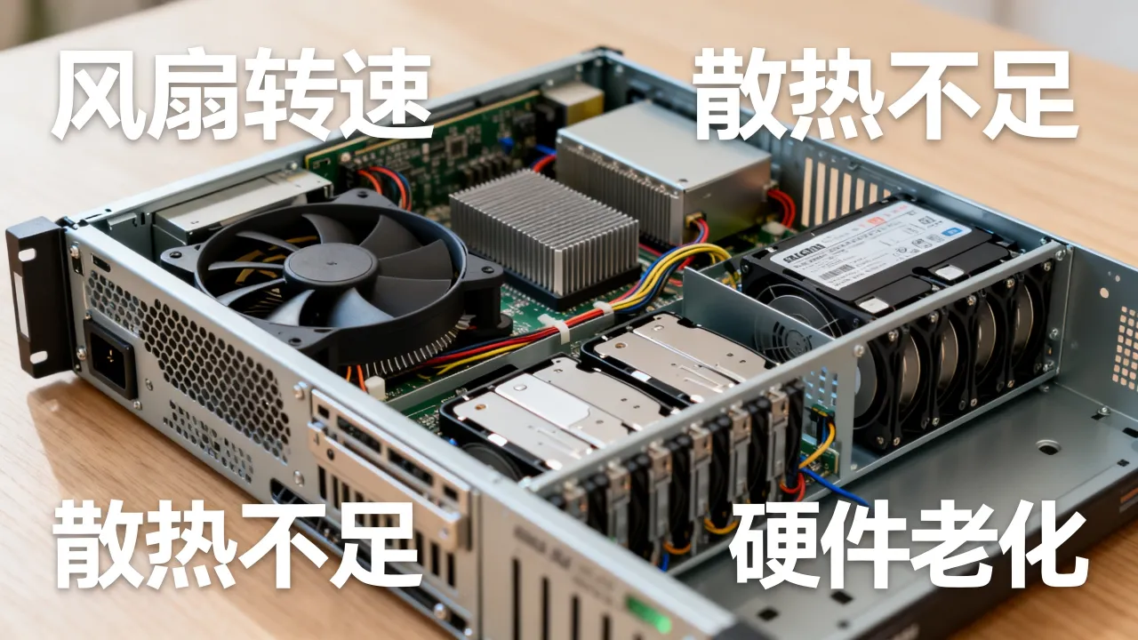 服务器为什么声音好大，服务器声音大是什么原因怎么解决？