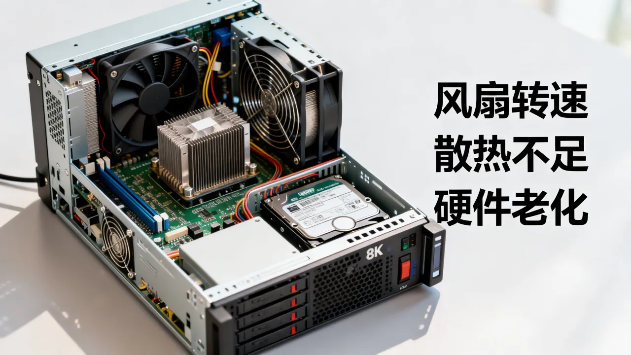 服务器为什么声音好大，服务器声音大是什么原因怎么解决？