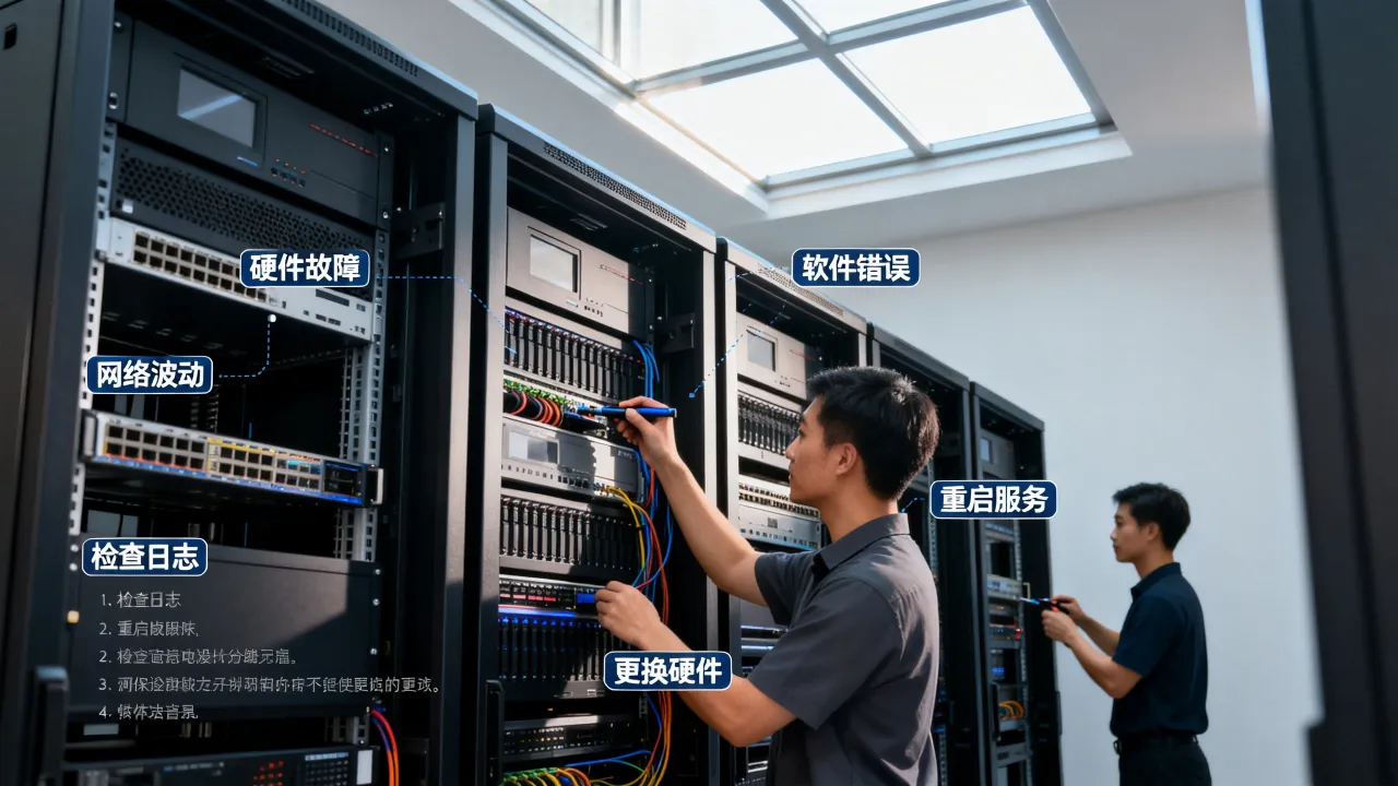 为什么服务器会开小差？服务器开小差是什么原因导致的怎么解决？