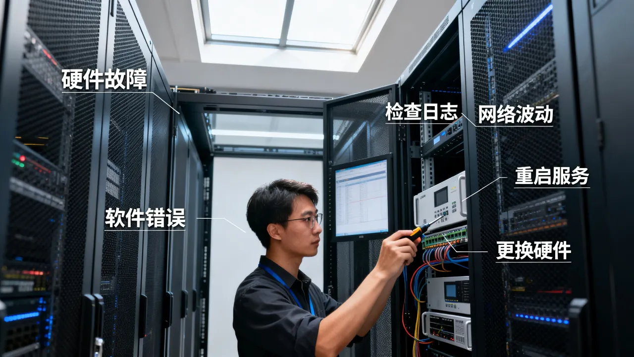 为什么服务器会开小差？服务器开小差是什么原因导致的怎么解决？