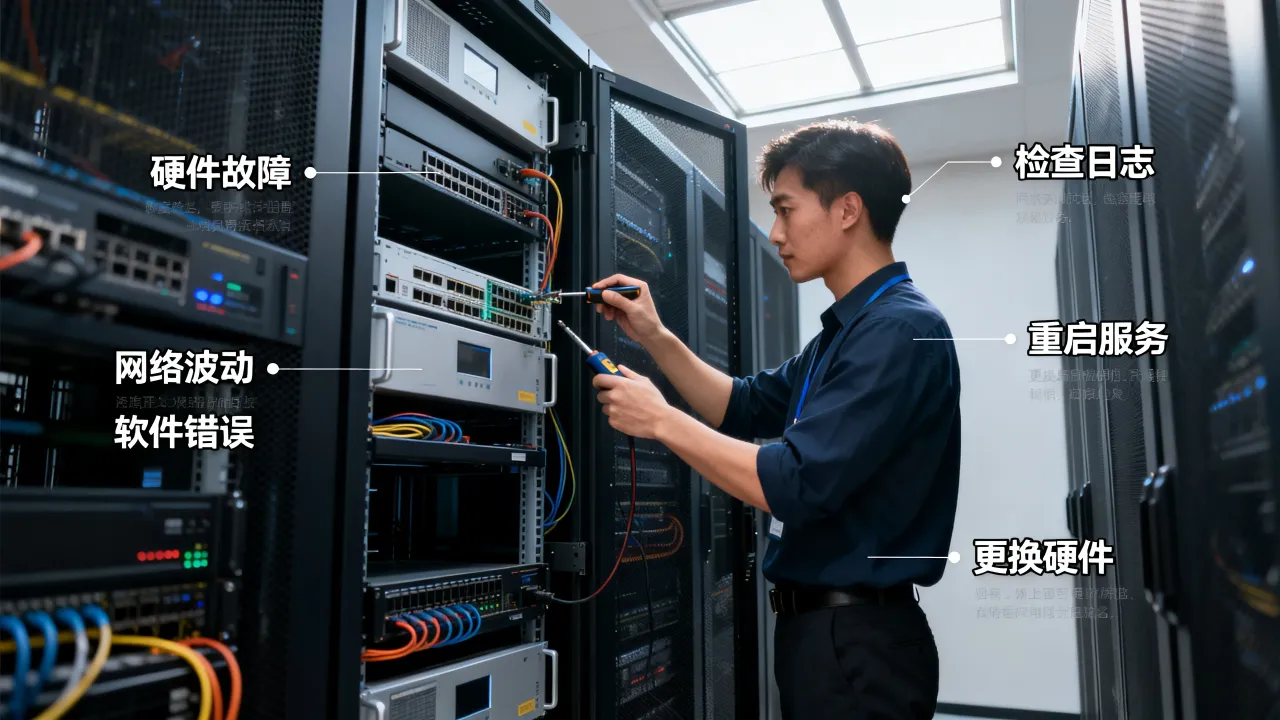 为什么服务器会开小差？服务器开小差是什么原因导致的怎么解决？