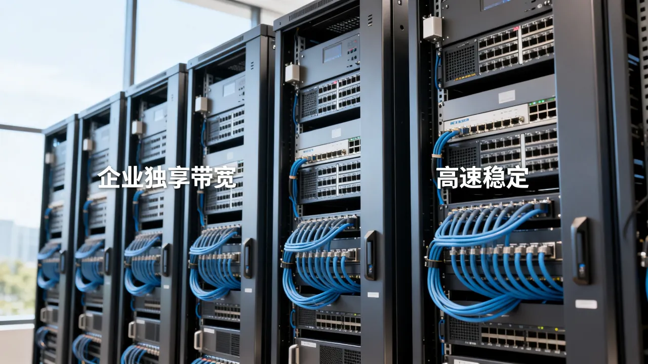 大型服务器宽带哪家好？企业独享带宽租用价格多少