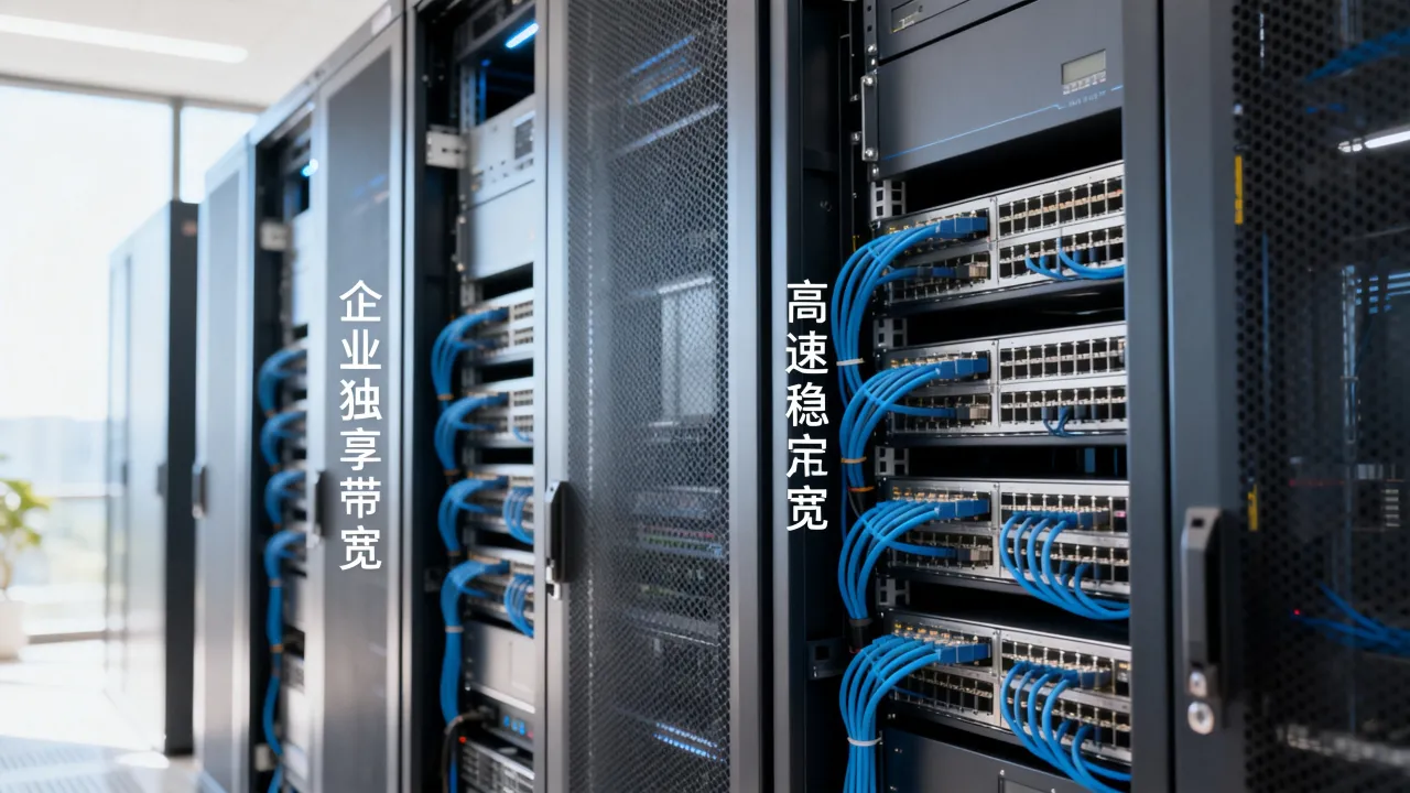 大型服务器宽带哪家好？企业独享带宽租用价格多少