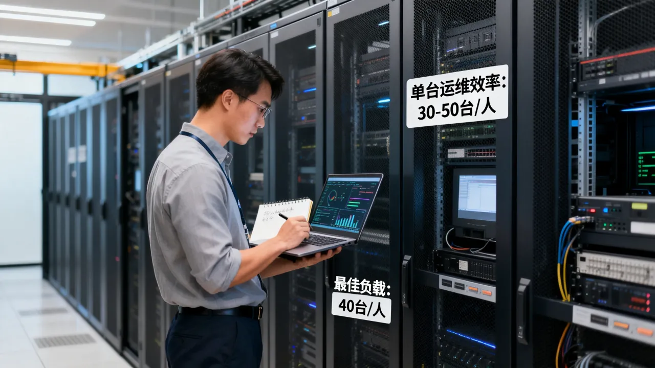 服务器运维多少台合适?一个运维工程师负责多少台服务器合理?