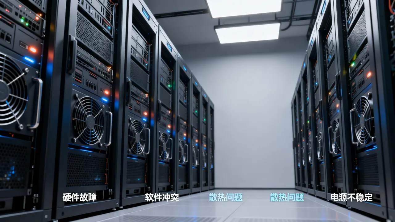 为什么服务器经常死机，服务器频繁死机是什么原因导致的