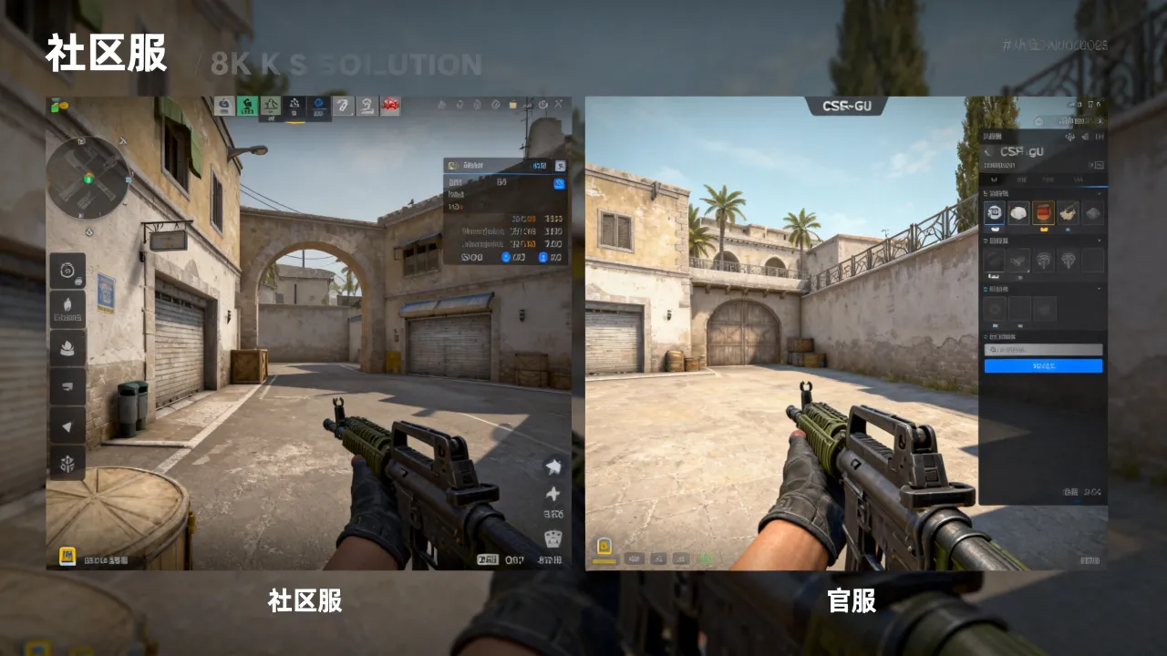 为什么CSGO社区服务器不一样，CSGO社区服和官服区别在哪