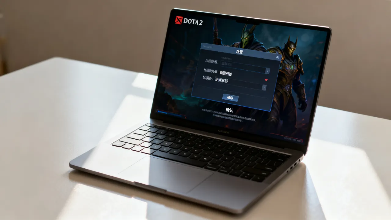 为什么dota2一直是美国西部服务器，怎么切换服务器？
