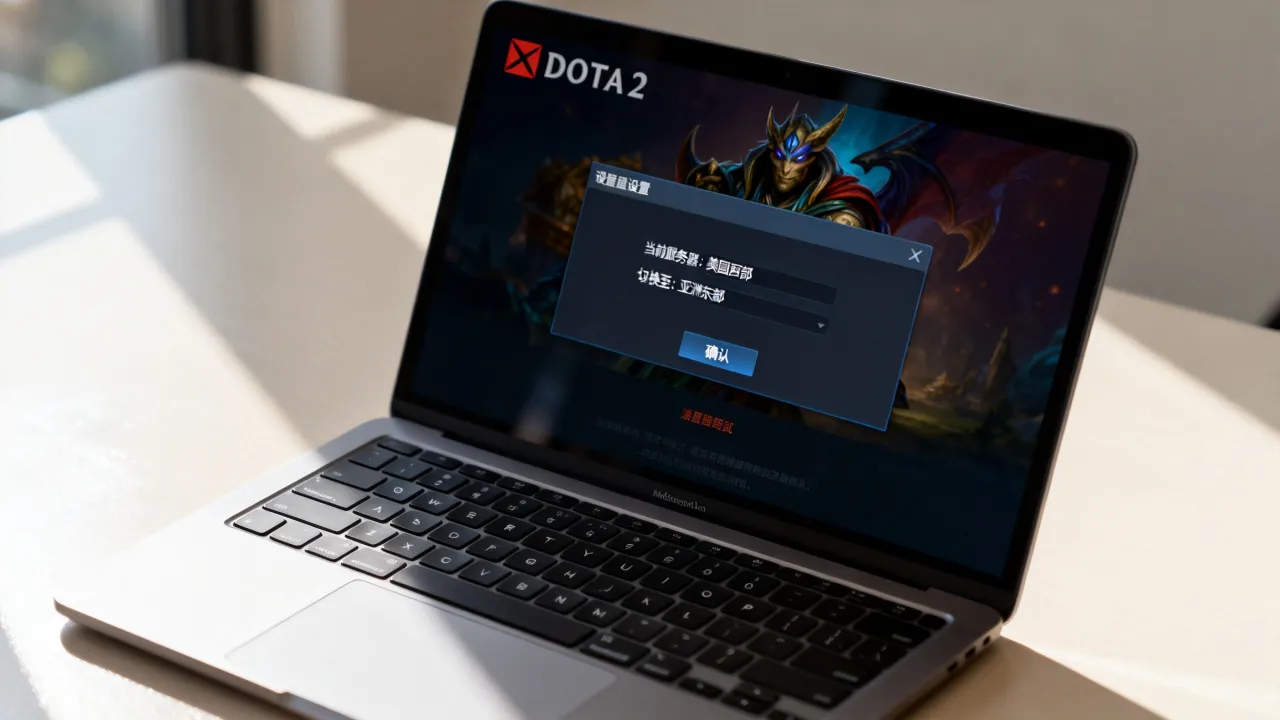 为什么dota2一直是美国西部服务器，怎么切换服务器？