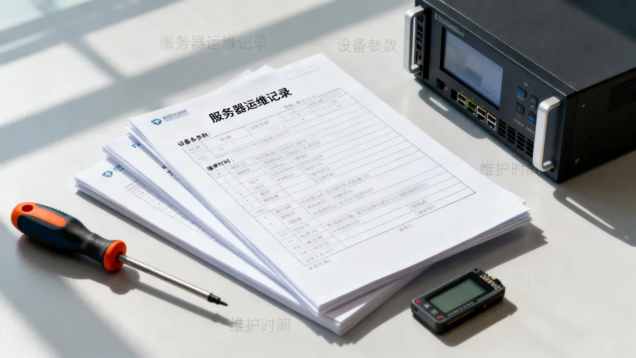服务器运维档案应该记录什么？，哪些信息不能少
