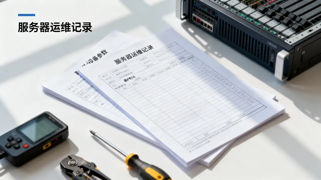 服务器运维档案应该记录什么？，哪些信息不能少