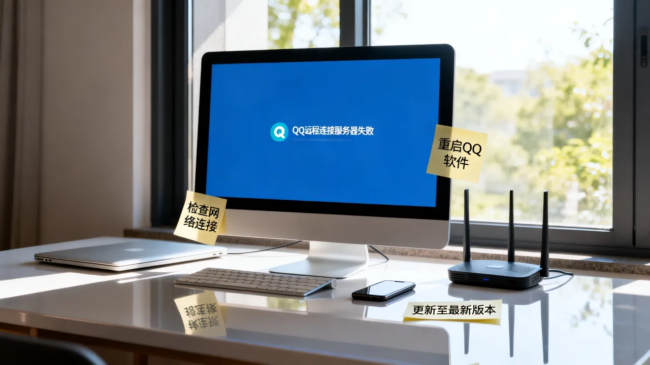 为什么qq远程一直显示在连接服务器失败,qq远程连接服务器失败怎么解决