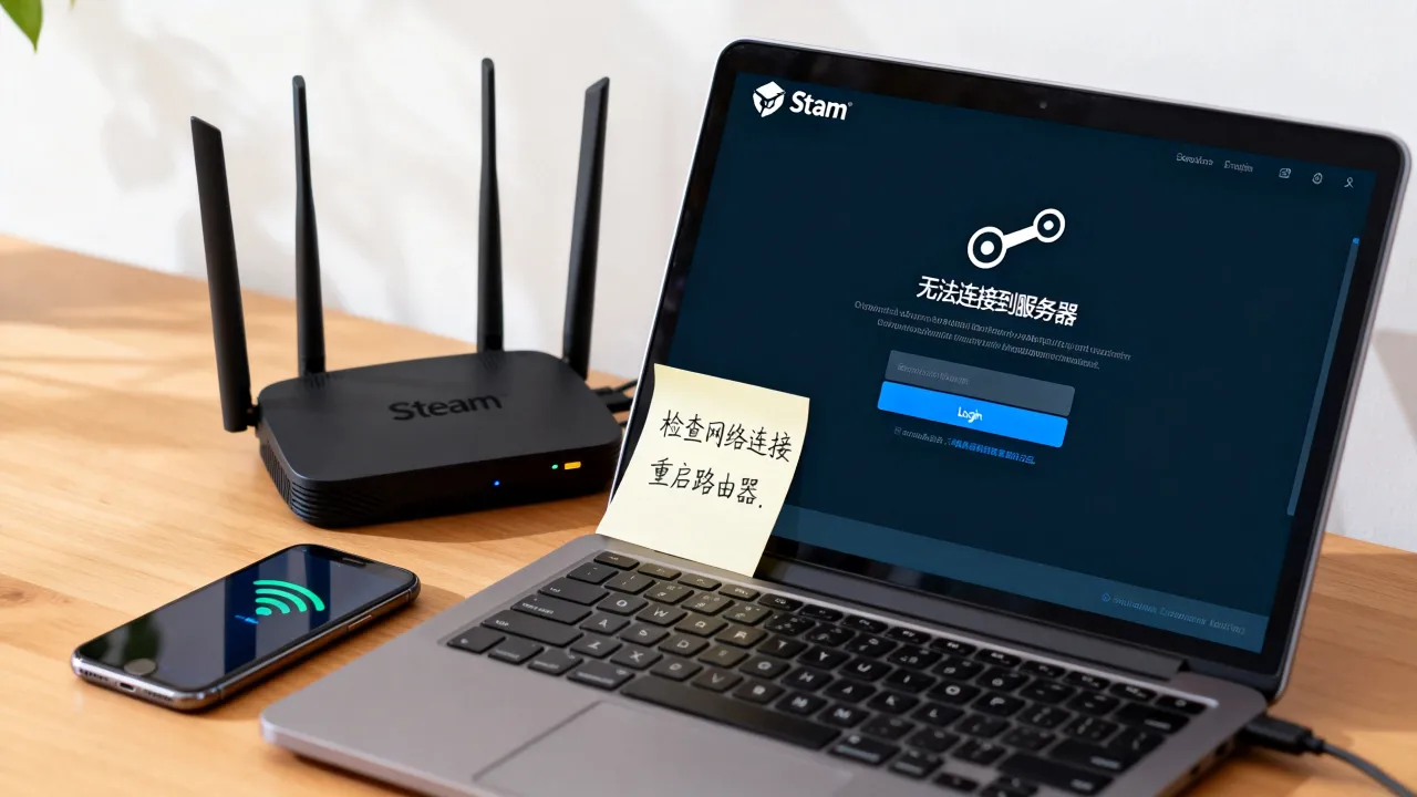 有网为什么Steam连不上服务器，Steam无法连接怎么办？