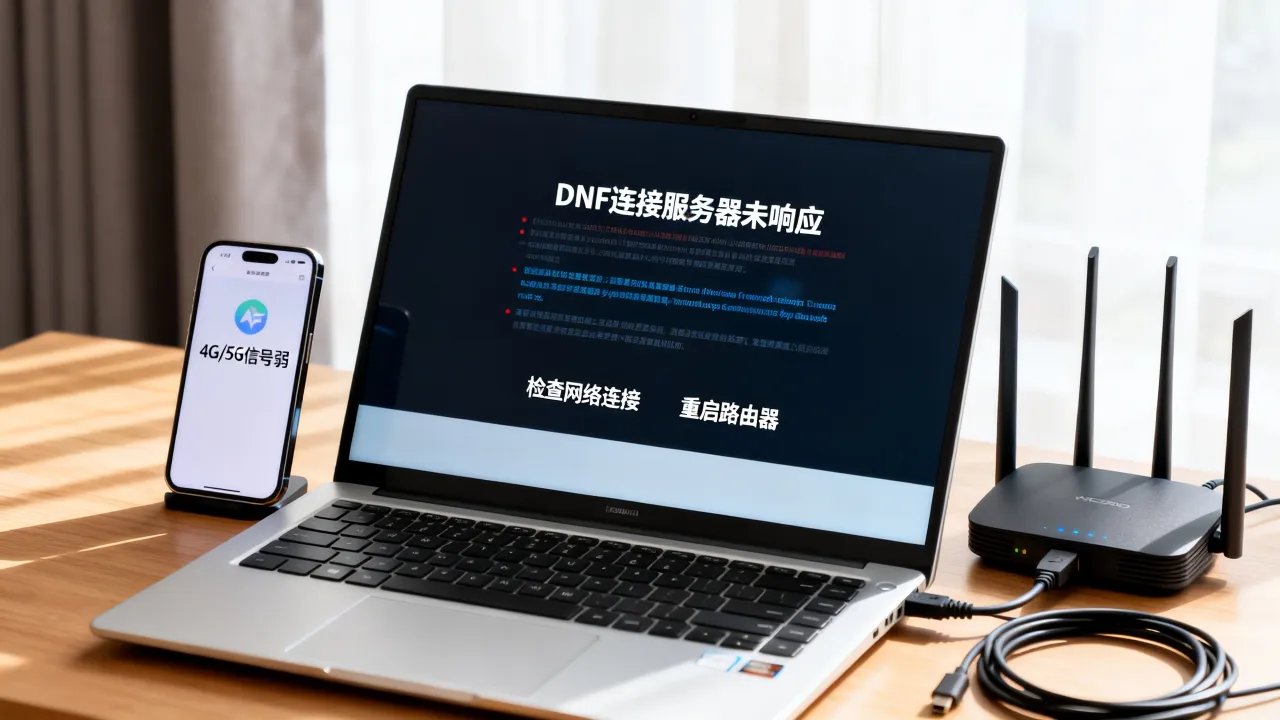 为什么我的dnf连接不上服务器未响应，dnf连接不上怎么解决