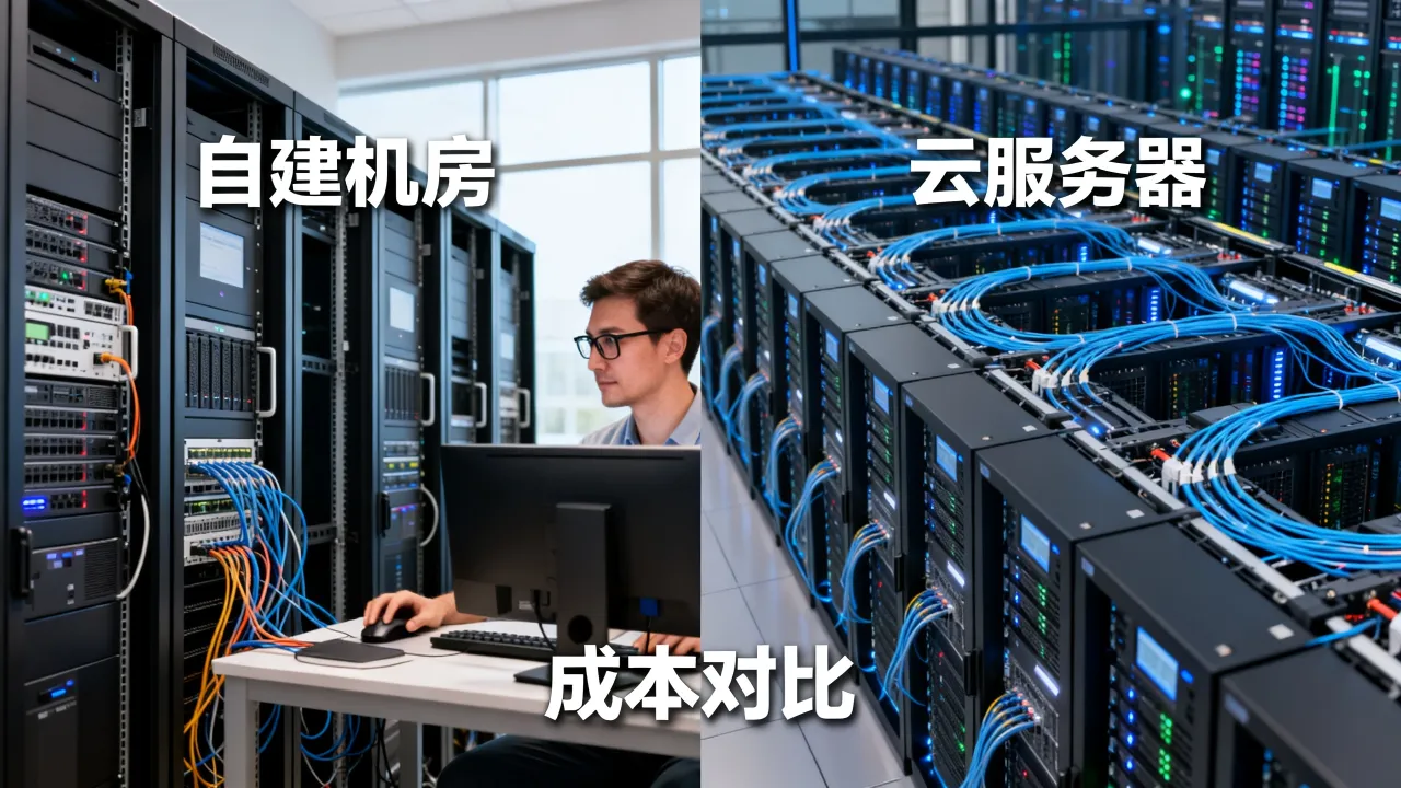 电商为什么要租服务器，自建机房和云服务器哪个更划算？